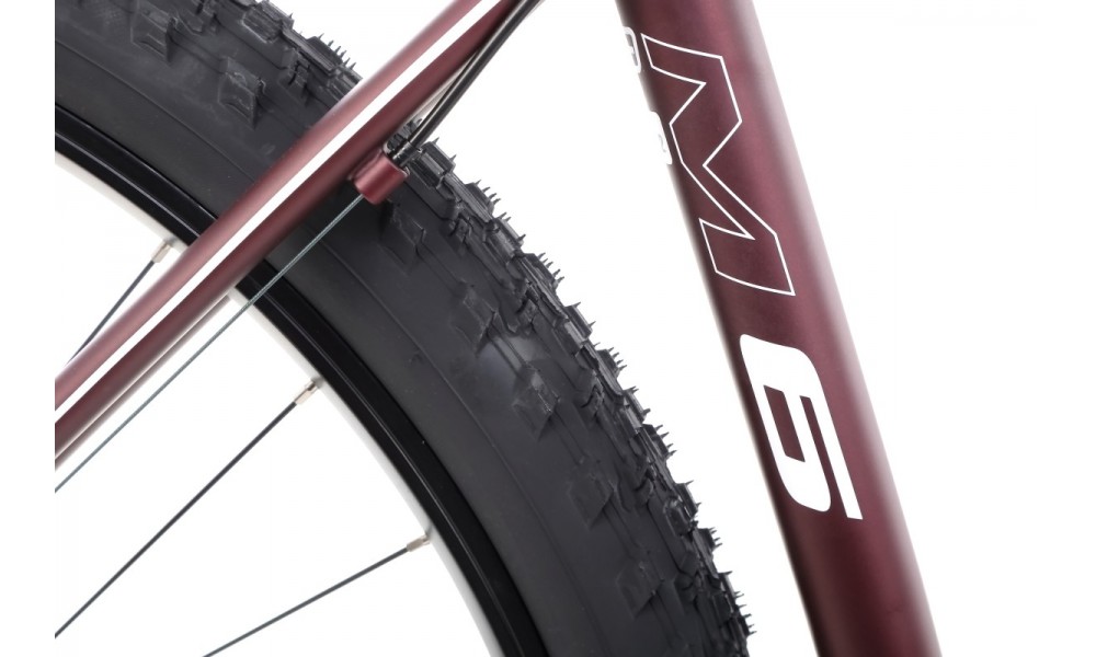 Rower górski Romet Mustang M6 - bordowo-biały