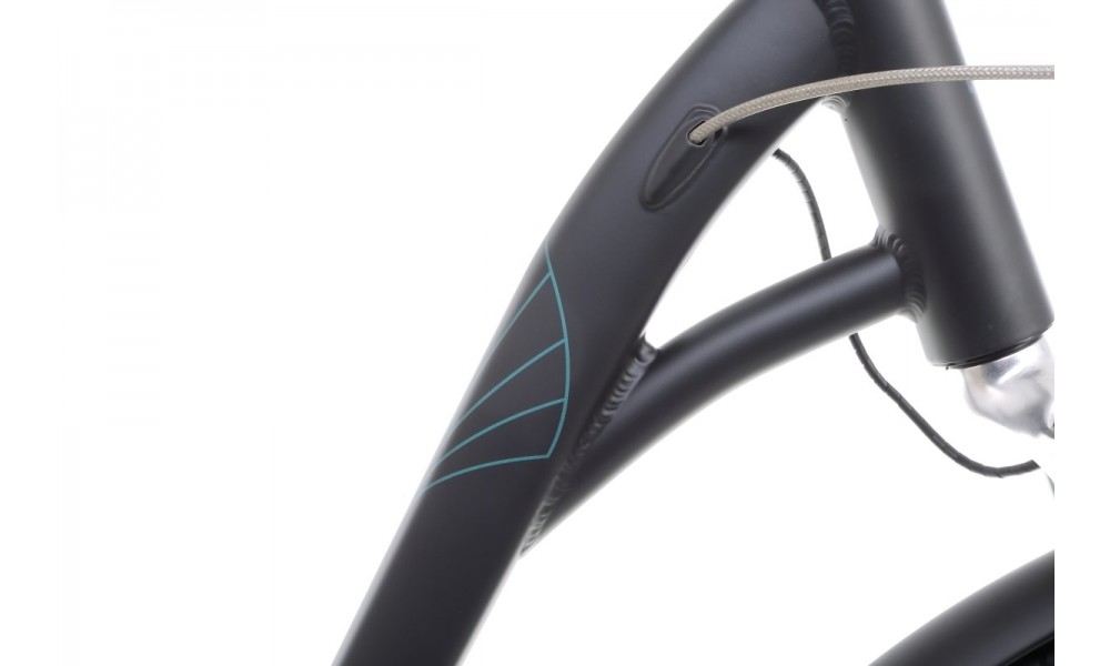 Rower miejski Romet Art Deco Lux - czarny