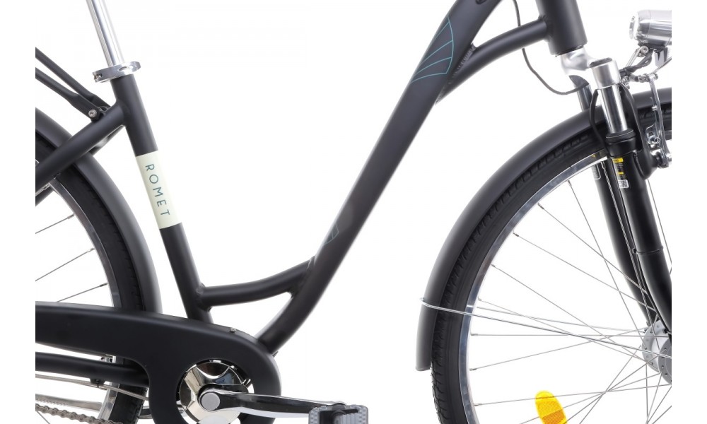 Rower miejski Romet Art Deco Lux - czarny