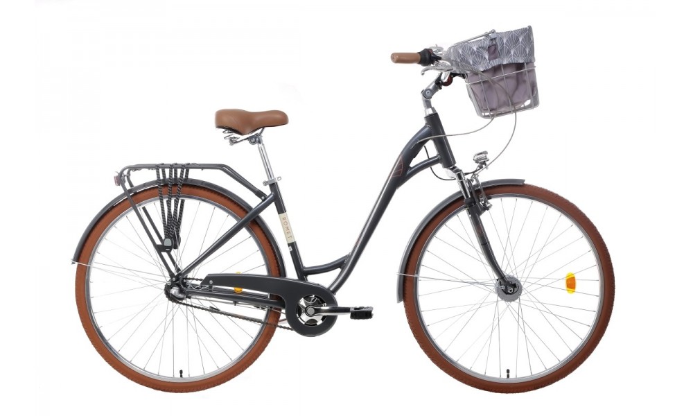 Rower miejski Romet Art Deco Classic - szary