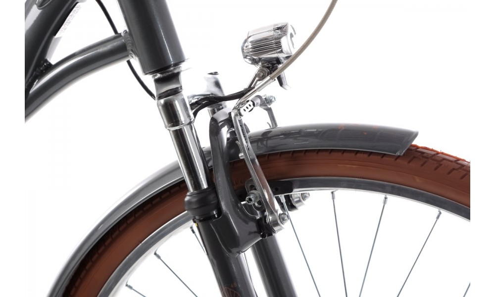 Rower miejski Romet Art Deco Classic - szary