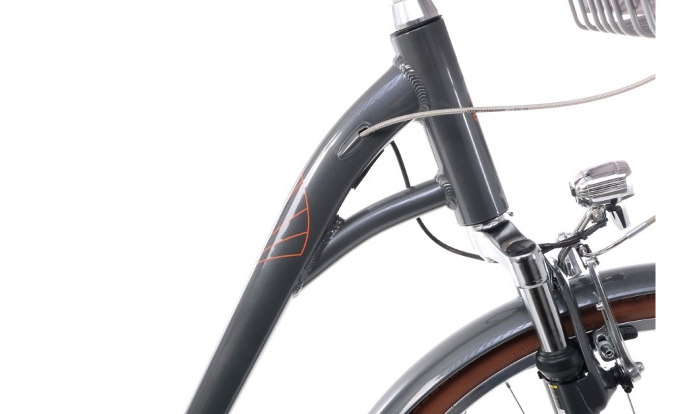 Rower miejski Romet Art Deco Classic - szary