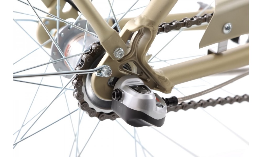 Rower miejski Romet Art Deco Classic - szampański