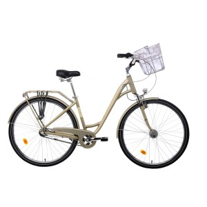 Rower miejski Romet Art Deco Classic - szampański 1