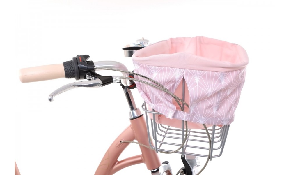 Rower miejski Romet Art Deco Eco - różowy