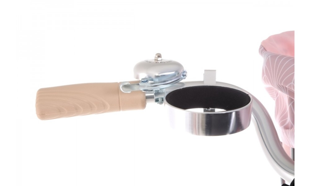 Rower miejski Romet Art Deco Eco - różowy