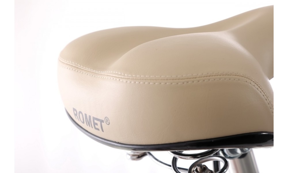 Rower miejski Romet Art Deco Eco - różowy