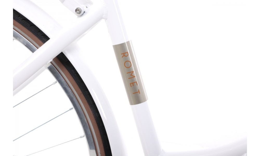 Rower miejski Romet Art Deco Eco - biały