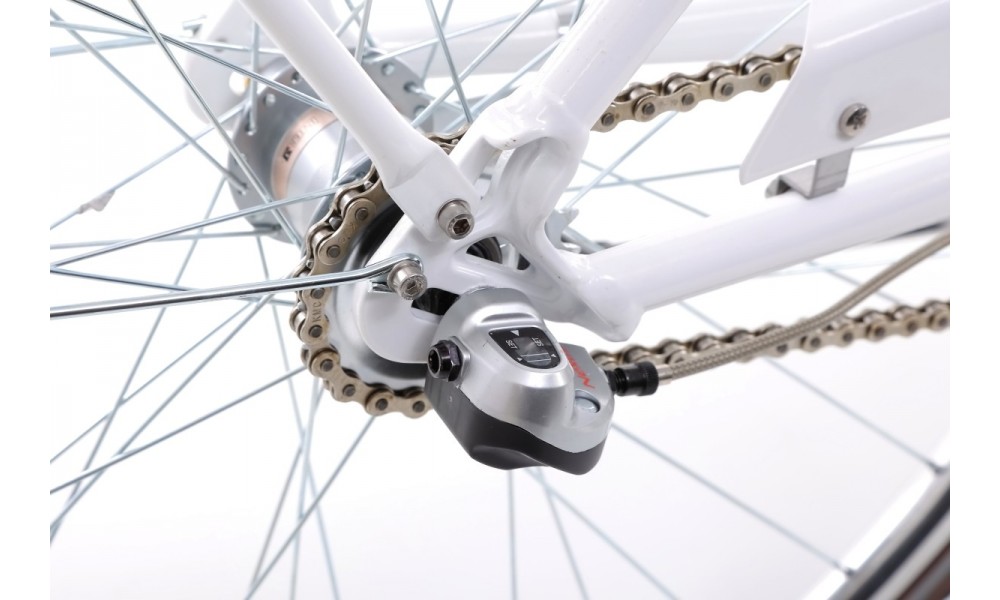 Rower miejski Romet Art Deco Eco - biały