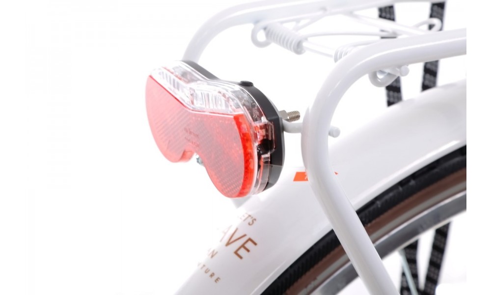 Rower miejski Romet Art Deco Eco - biały