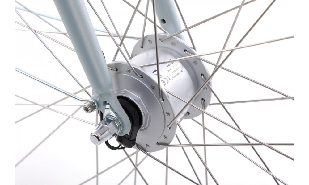 Rower miejski Romet Pop Art Lux - szary