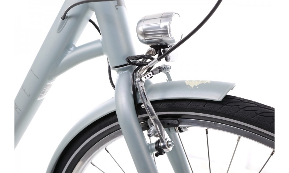 Rower miejski Romet Pop Art Lux - szary