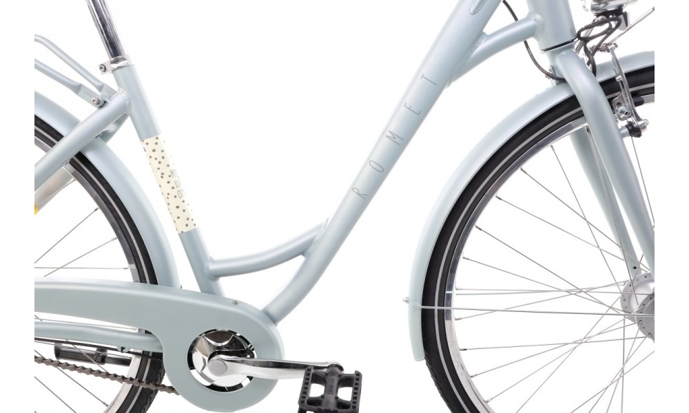 Rower miejski Romet Pop Art Lux - szary