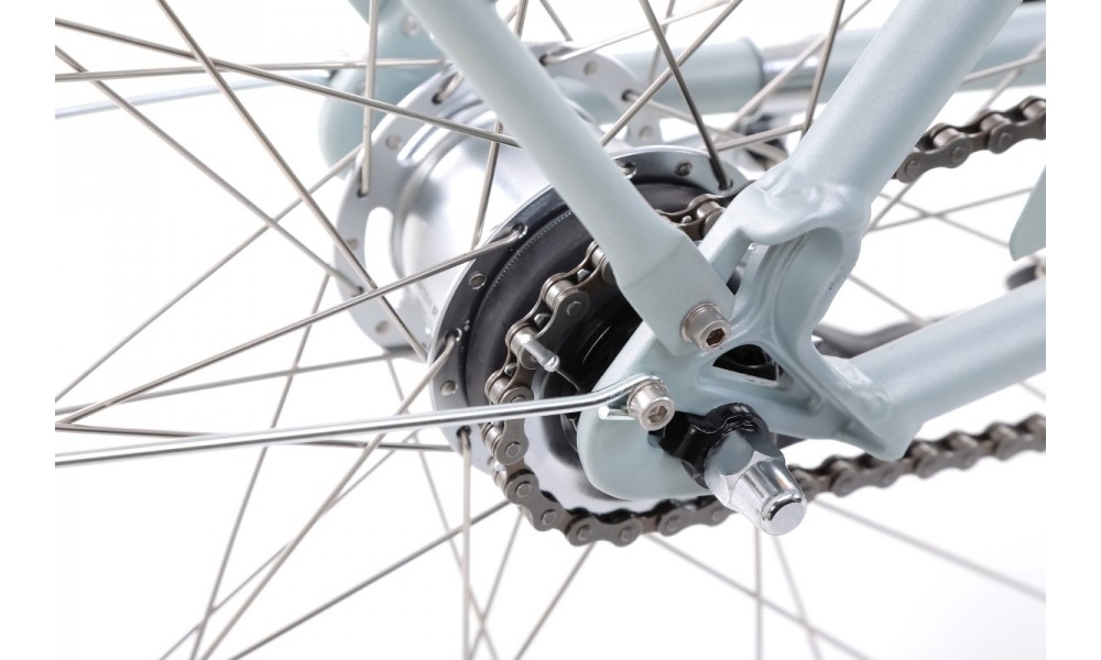 Rower miejski Romet Pop Art Lux - szary