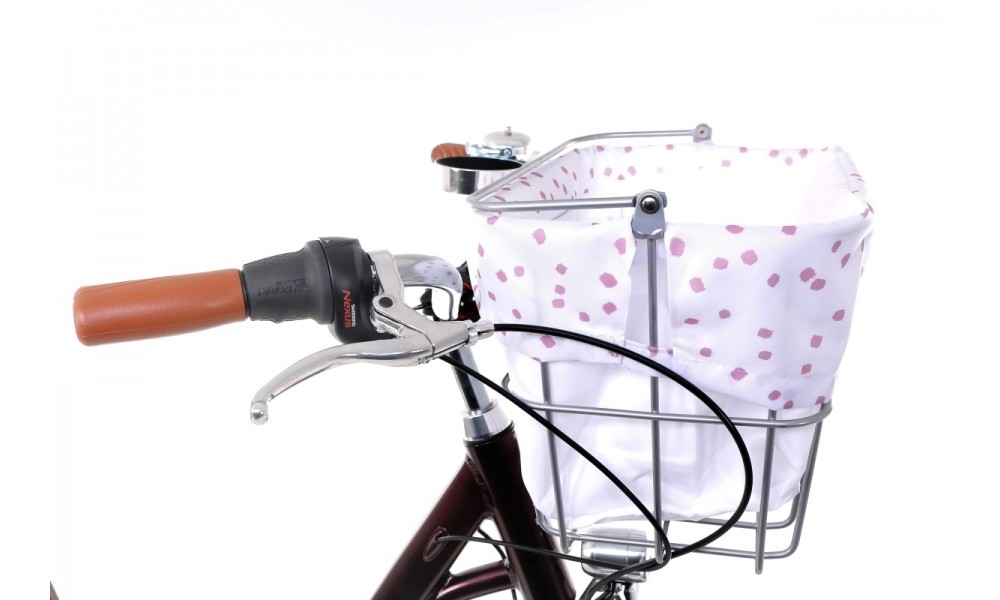 Rower miejski Romet Pop Art Lux  - bordowy