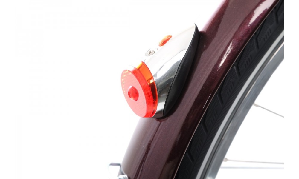 Rower miejski Romet Pop Art Lux  - bordowy