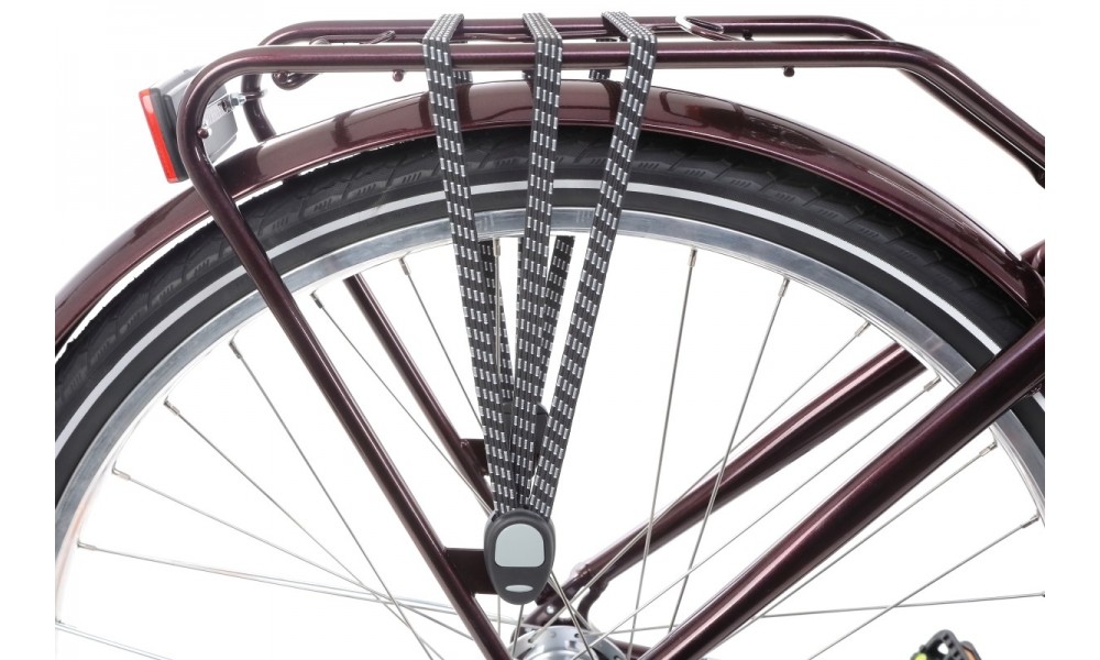 Rower miejski Romet Pop Art Lux  - bordowy