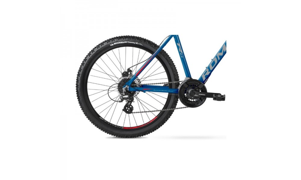 Rower górski Romet Rambler R6.3 - niebieski-czerwony