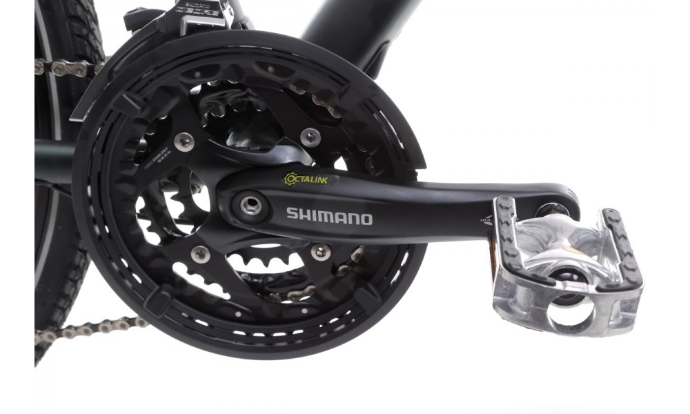 Rower crossowy Romet Orkan 7M - zielony-grafitowy