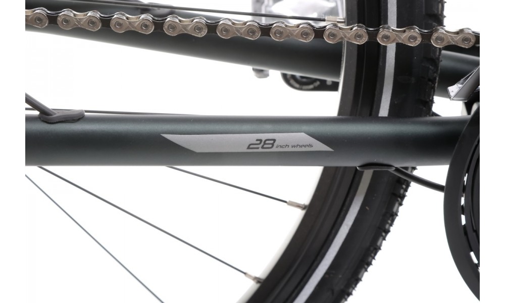 Rower crossowy Romet Orkan 7M - zielony-grafitowy