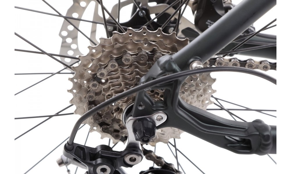 Rower crossowy Romet Orkan 7M - zielony-grafitowy