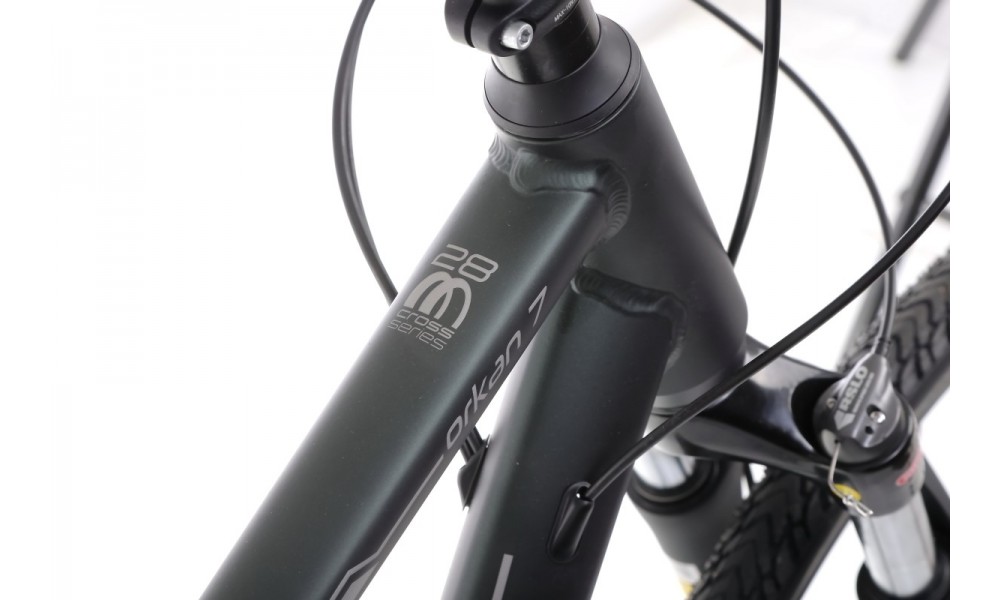 Rower crossowy Romet Orkan 7M - zielony-grafitowy