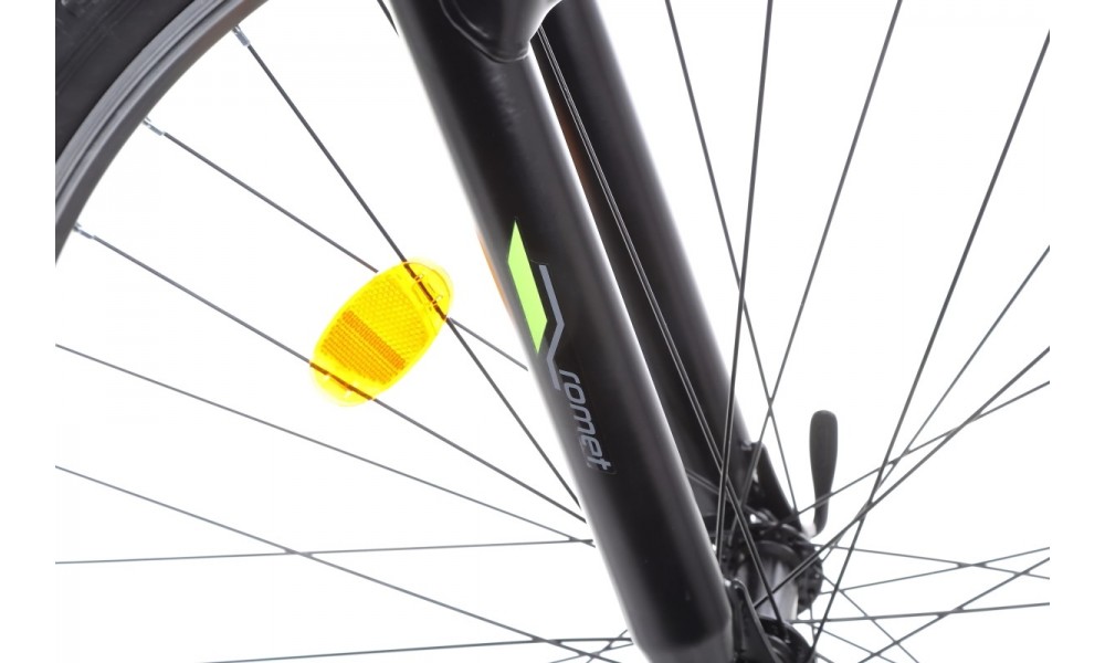 Rower crossowy Romet Orkan 2M  - czarno-limonkowy