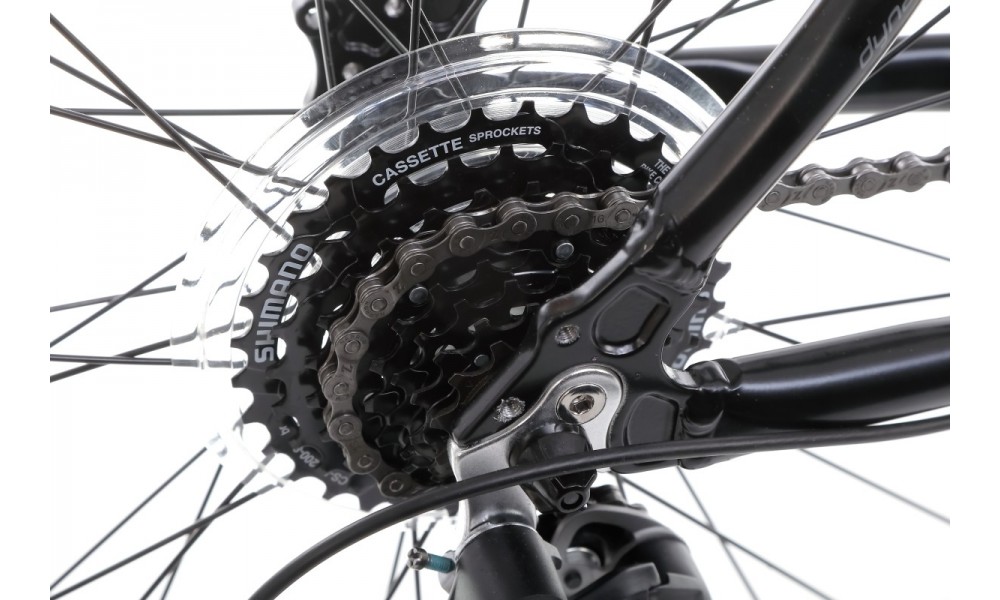 Rower crossowy Romet Orkan 2M  - czarno-limonkowy