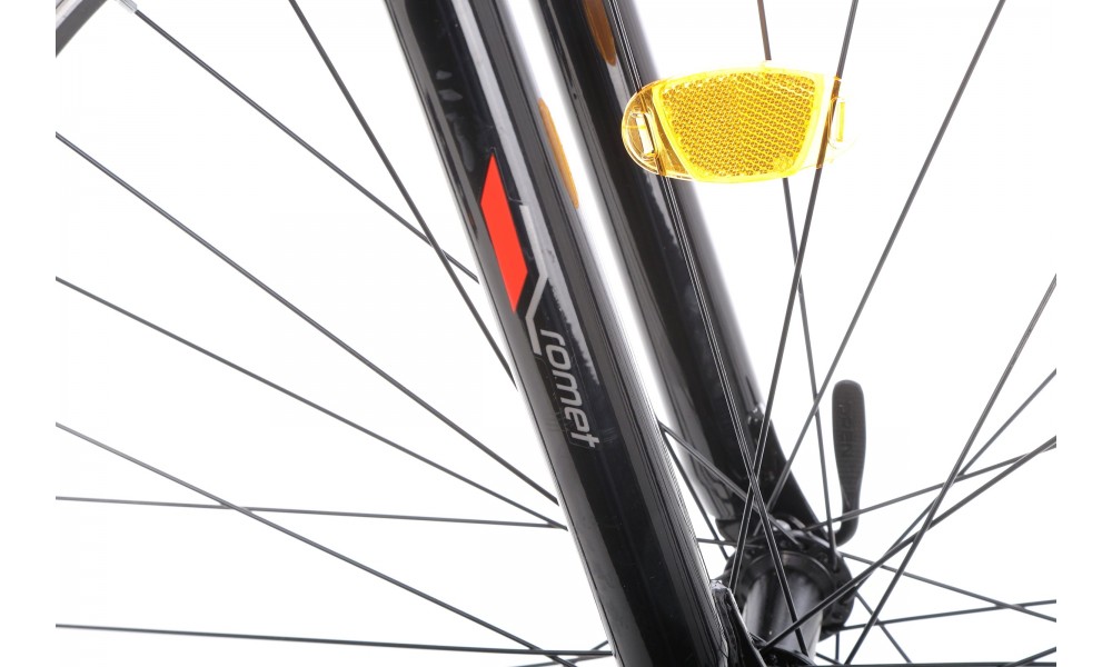 Rower crossowy Romet Orkan 2M  - grafitowy-czerwony