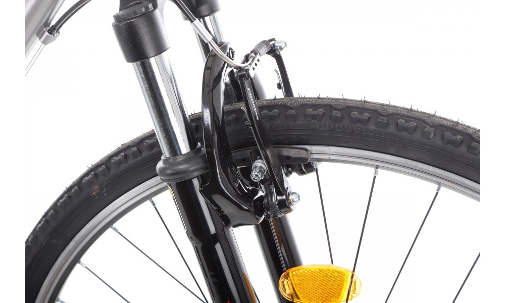 Rower crossowy Romet Orkan 2M  - grafitowy-czerwony