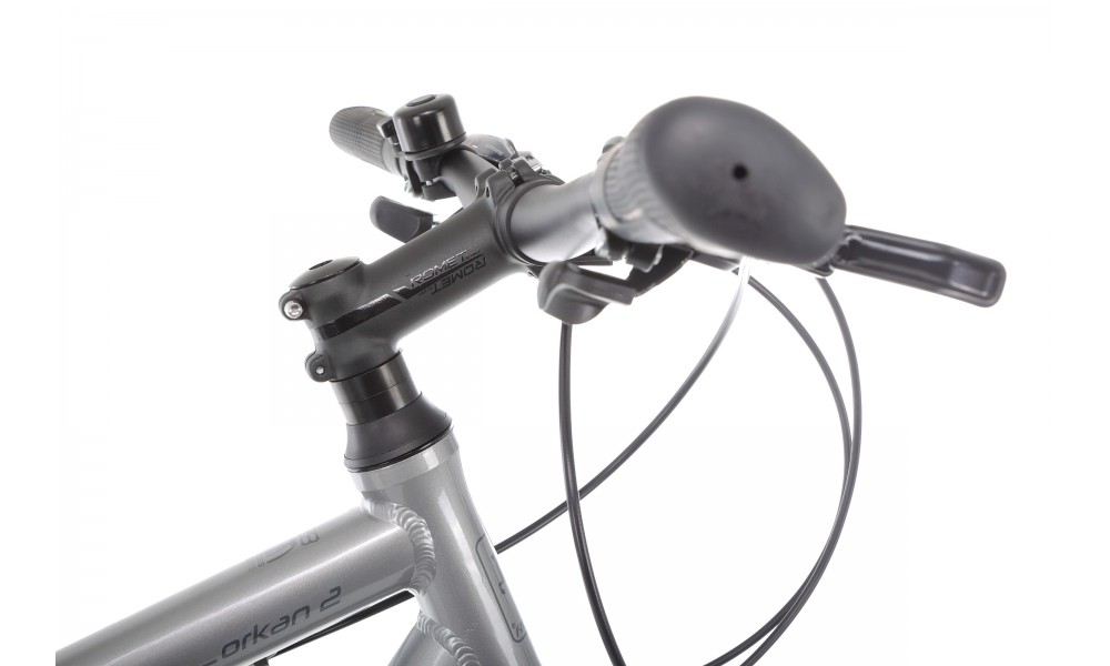 Rower crossowy Romet Orkan 2M  - grafitowy-czerwony