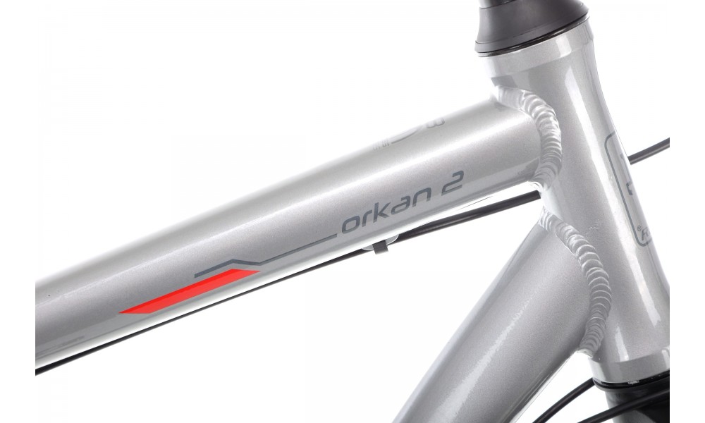 Rower crossowy Romet Orkan 2M  - grafitowy-czerwony