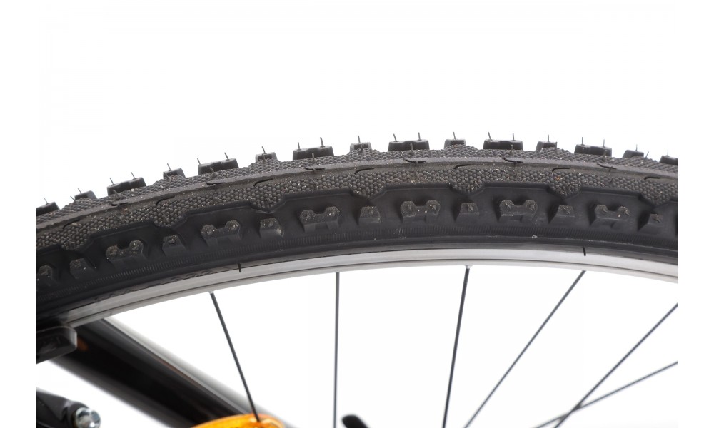 Rower crossowy Romet Orkan 2M  - grafitowy-czerwony