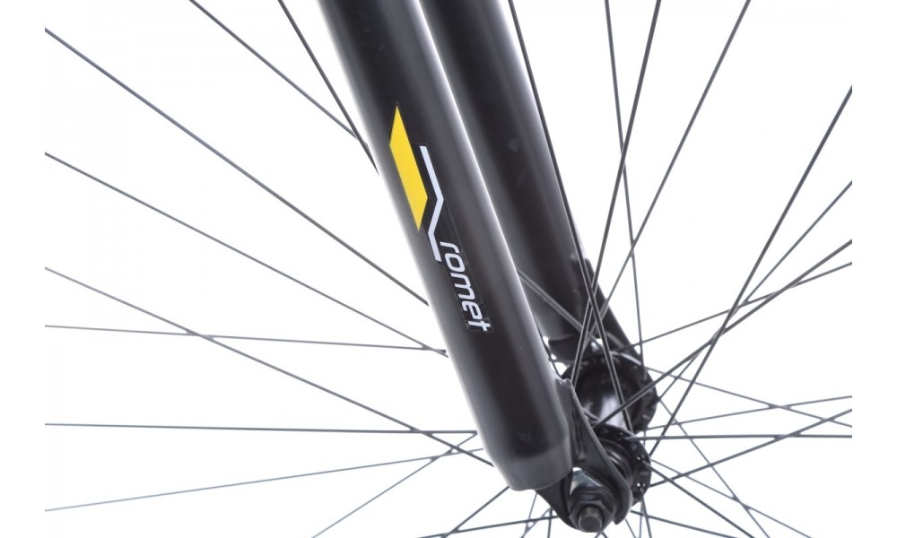 Rower crossowy Romet Orkan M  - czarno-żólty