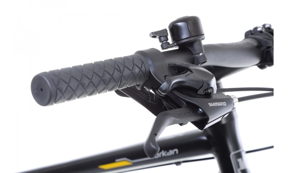 Rower crossowy Romet Orkan M  - czarno-żólty