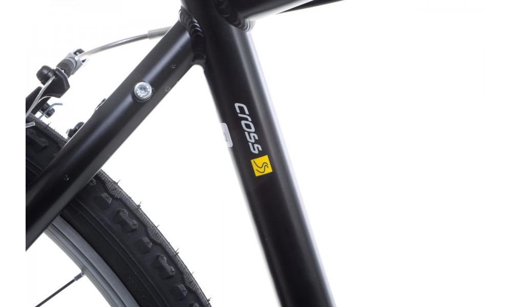 Rower crossowy Romet Orkan M  - czarno-żólty