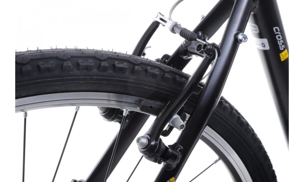 Rower crossowy Romet Orkan M  - czarno-żólty