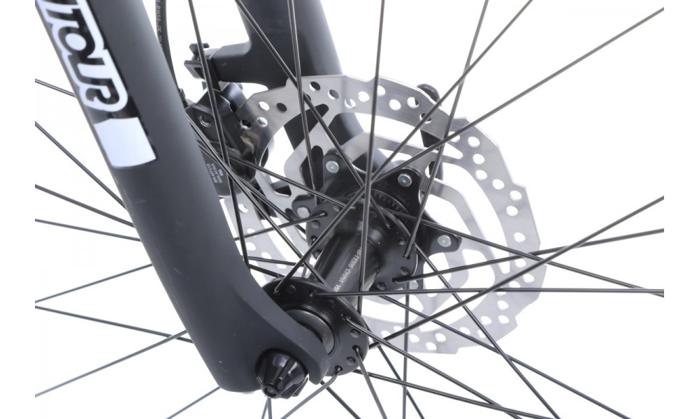 Rower crossowy Romet Orkan 8D  - czarno-szary