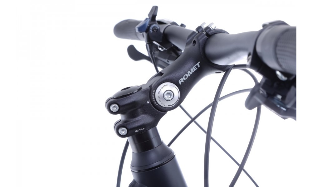 Rower crossowy Romet Orkan 8D  - czarno-szary