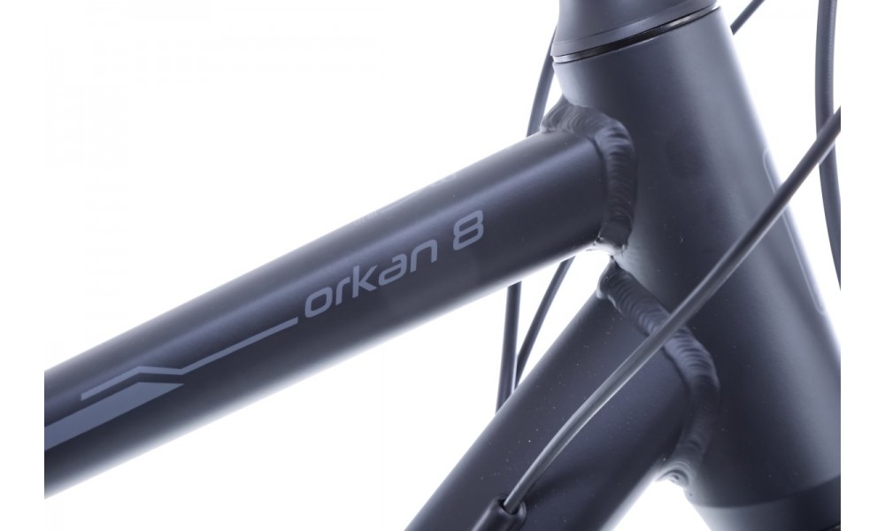 Rower crossowy Romet Orkan 8D  - czarno-szary