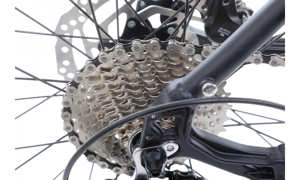 Rower crossowy Romet Orkan 8D  - czarno-szary