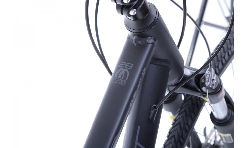 Rower crossowy Romet Orkan 8D  - czarno-szary