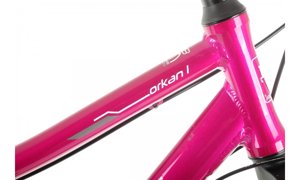 Rower crossowy Romet Orkan 1D - różowy