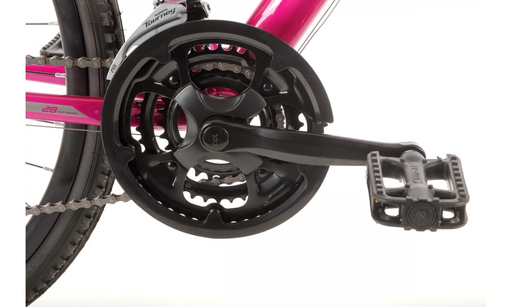 Rower crossowy Romet Orkan 1D - różowy