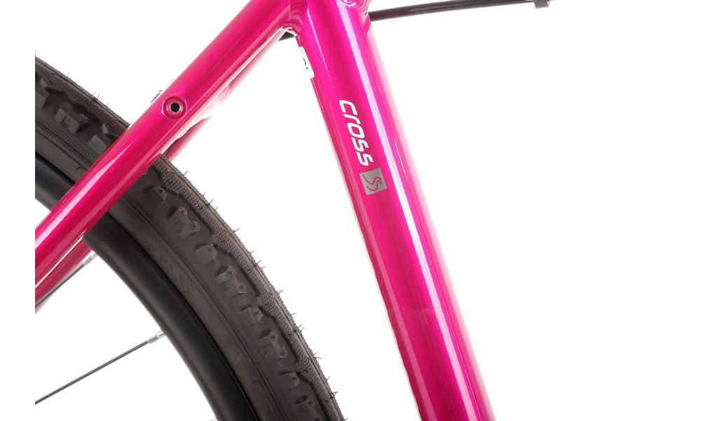 Rower crossowy Romet Orkan 1D - różowy