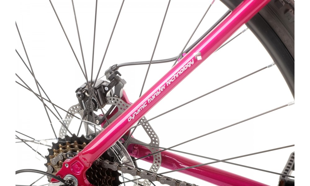 Rower crossowy Romet Orkan 1D - różowy