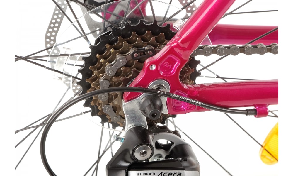 Rower crossowy Romet Orkan 1D - różowy