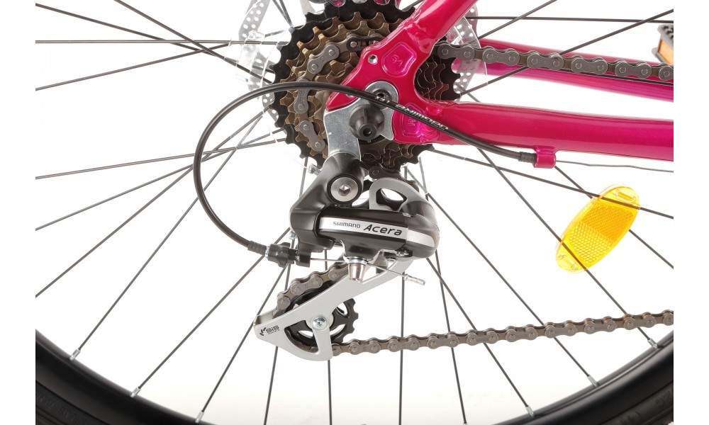 Rower crossowy Romet Orkan 1D - różowy