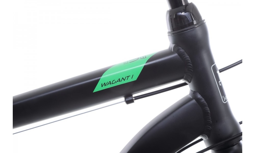 Rower trekkingowy Romet Wagant 1  - czarno-zielony