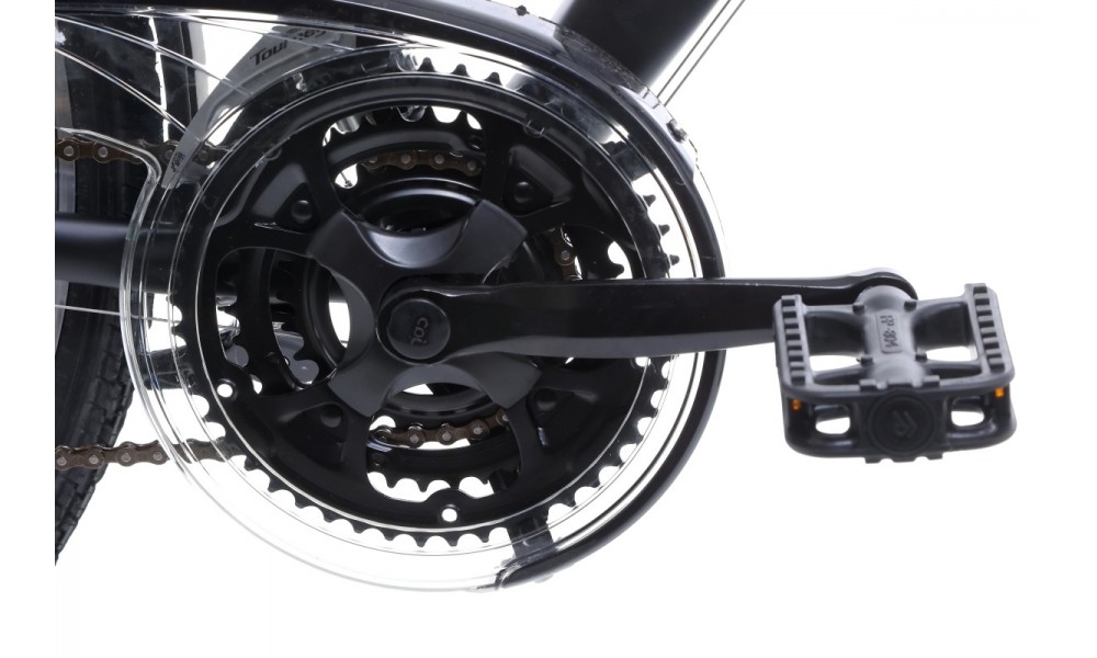 Rower trekkingowy Romet Wagant 1  - czarno-zielony